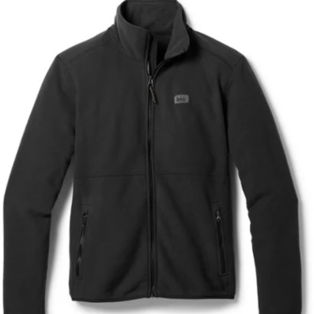 Black Utility collard jacket